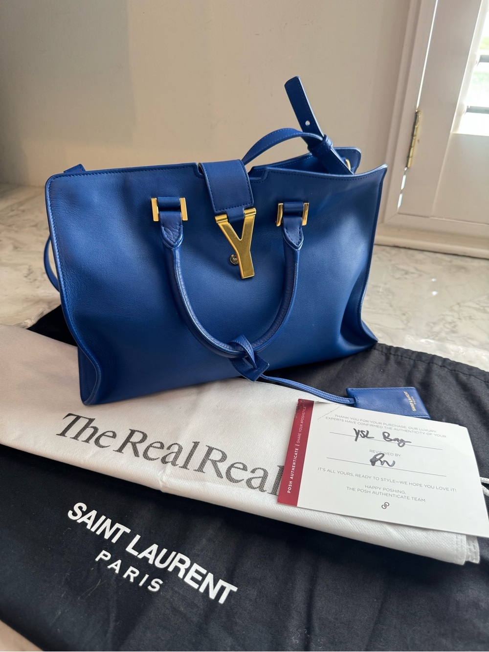 YSL SAINT LAURENT CABAS MONOGRAM SMALL